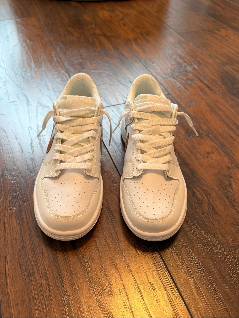 White / Rose Gold Nike Dunk Low